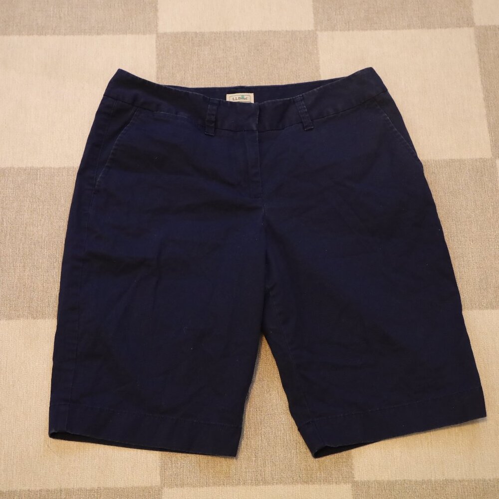 Women's Mid-Thigh Length Navy Shorts Size 10